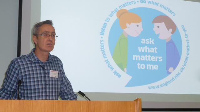 Mike speaking at 2018 Study Day