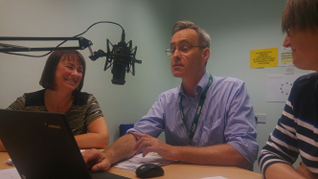 Elaine, Mike and Jo during webinar